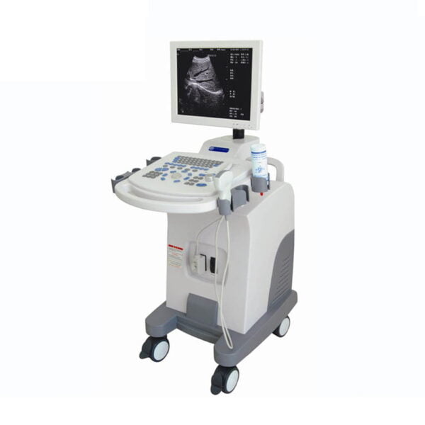 Scanner de ultrassom com carrinho digital completo