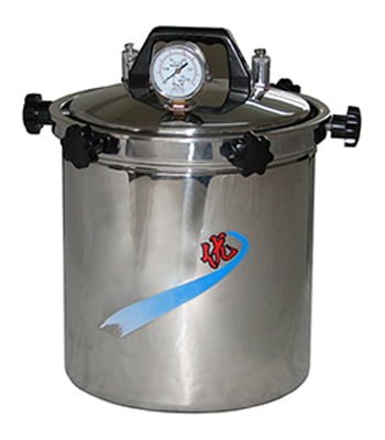 Portable Stainless Steel Autoclave Sterilizer (coal dual-use type, anti-dry type)
