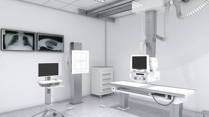 sala de raio X de radiologia