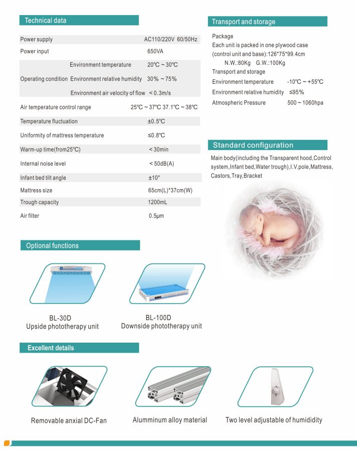 Incubadora infantil BB-100 2