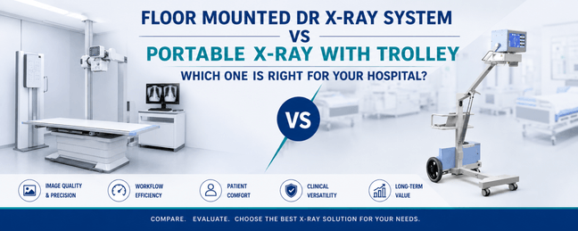 Floor Mounted DR X-ray System vs Portable X-ray with Trolley